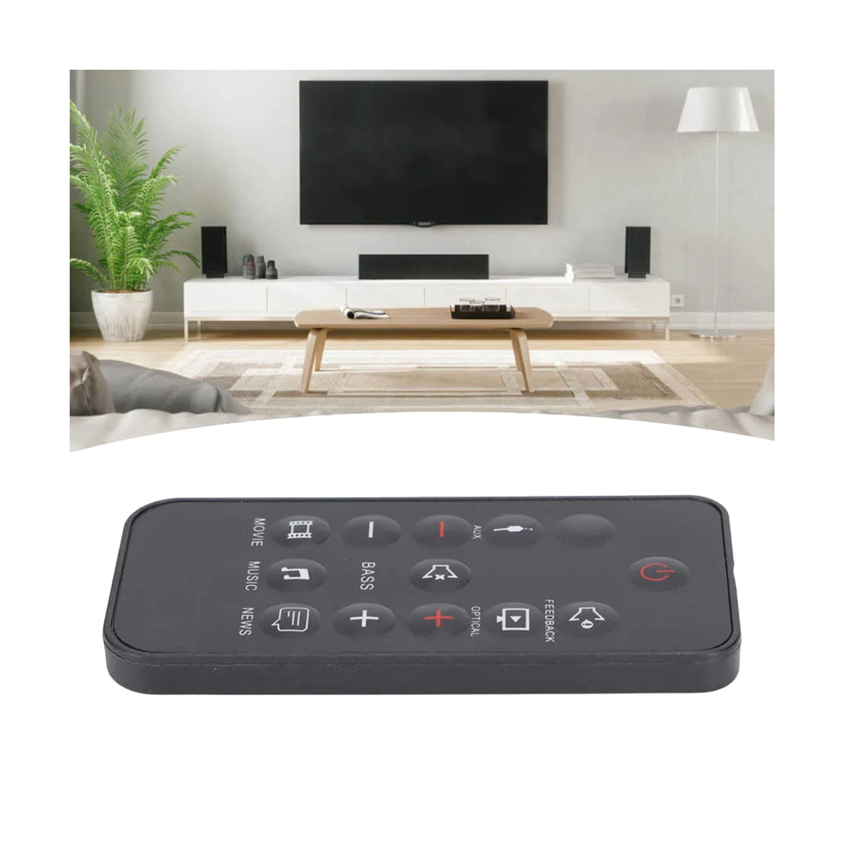 Replacement Remote Control Wear Resistant Player Controller for Cinema SB150 Speaker