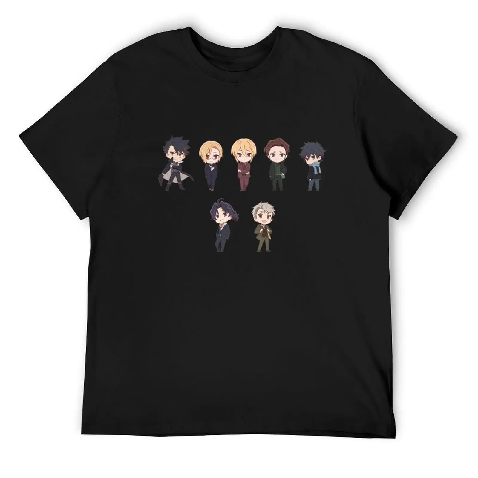 

Yuukoku no Moriarty Chibi character set T-Shirt new gifts and t-shirts boys whites vintage mens funny t shirts