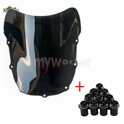 Motorcycle Windshield Windscreen Fit For 1990 - 1992 Kawasaki ZZR1100 C ZZR1100C ZX11 ZX-11