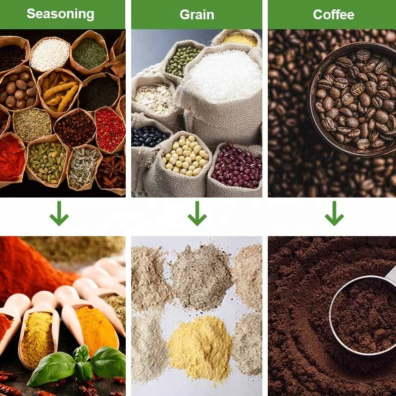 Industrial Commercial Pin Mill Herb Sugar Salt Crusher Powder Chilli Spice Grinder Machine Grind Equipment - view 6