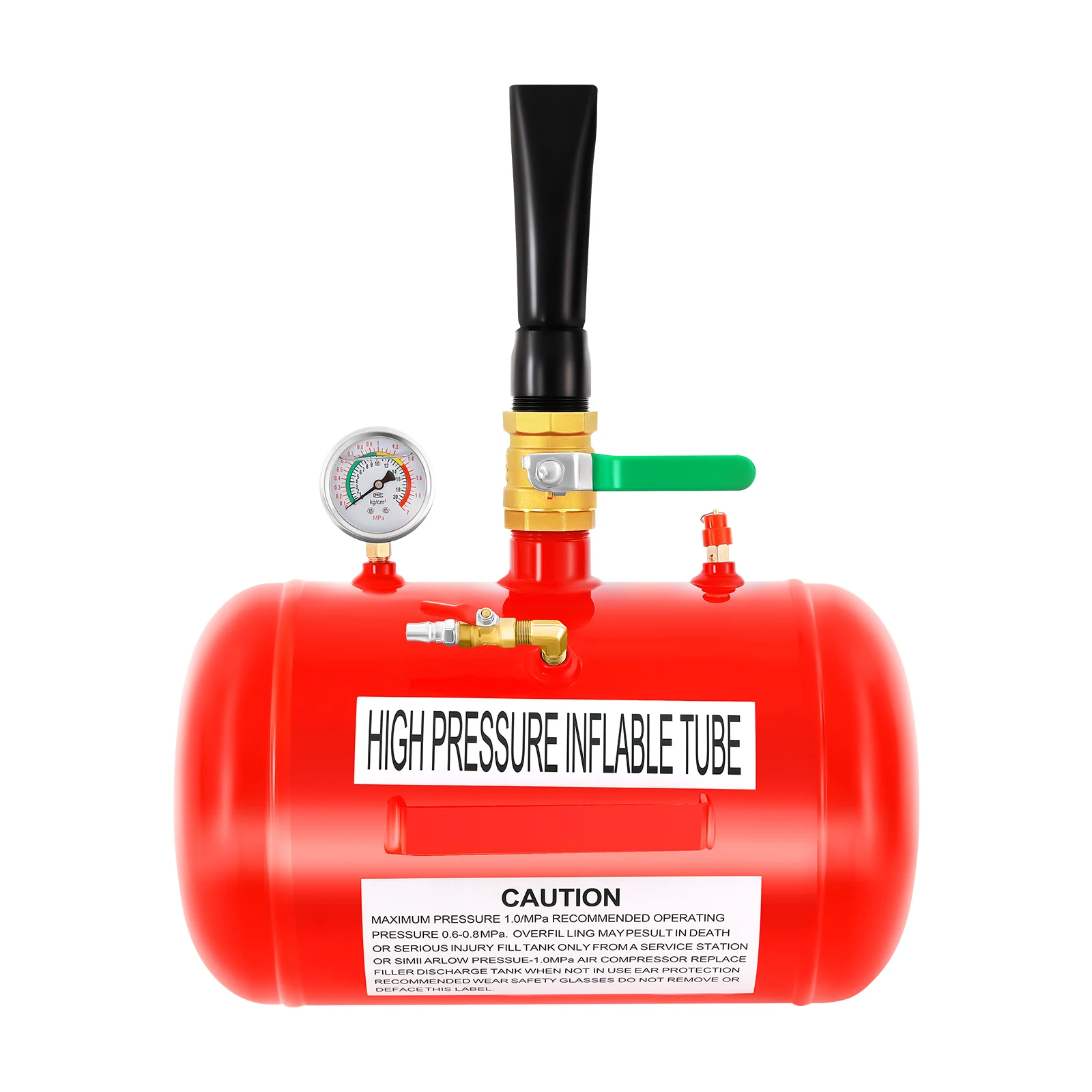 Image of 5,28 Gallonen/20L Reifen Bead Seater Air Tire Bead Blaster Sitzwerkzeug Inflator Tank mit Manometer Dichtungsband für Auto LKW