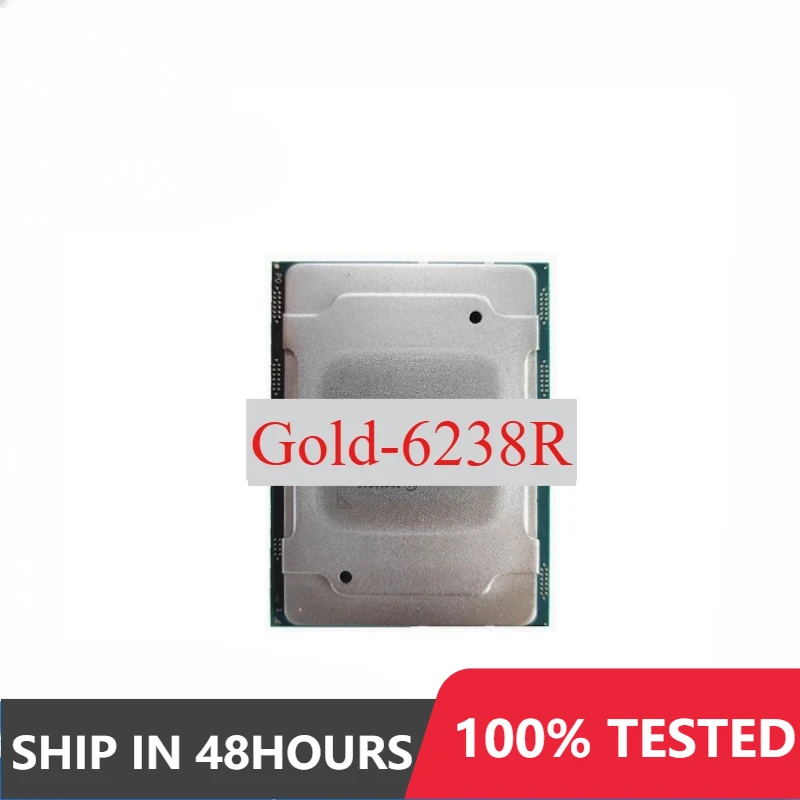 used Gold-6238R Gold 6238R CPU 28 Cores 56 Threads 2.2GHz 38.5MB 165W processor LGA3647 perfect test