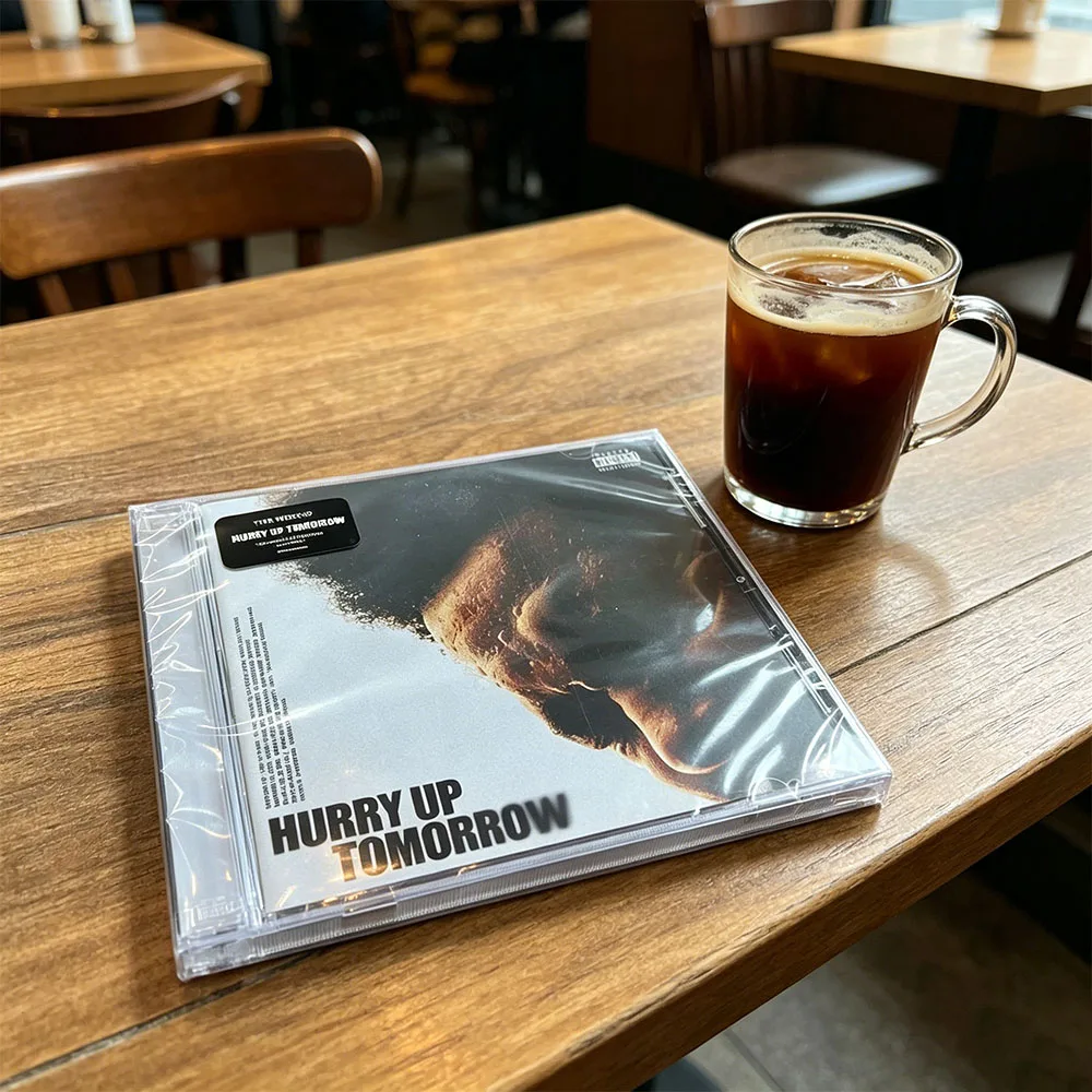 The Weeknd 'Hurry Up Tomorrow' Music CD - close-up view
