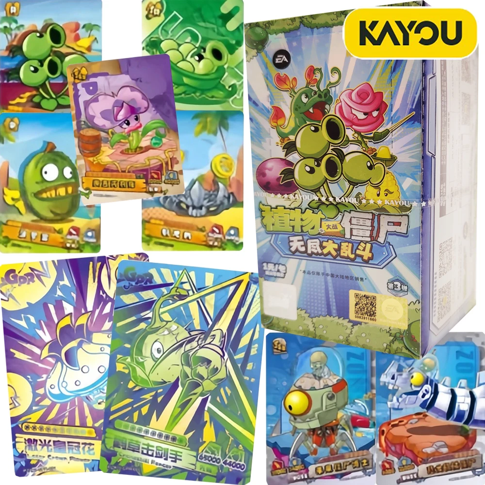 ของแท้จาก KAYOU พืชปะทะซอมบี้ ‌   การ์ดเกมต่อสู้ ตัวละครสุดสนุก คุณภาพเยี่ยม SSR SR UR การ์ดสะสมกลยุทธ์ปริศนา ของขวัญสำหรับเด็ก
