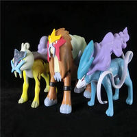 3 Style Pokemon Figures Three Sacred Suicune Entei Raikou Action Pvc Limit Collection Model Toy Anime Figure Toys for Kids