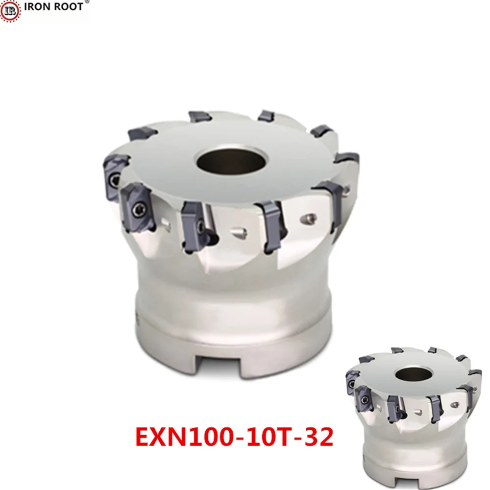 

EXN03RCNC Indexable Face Mill EXN03R-080-8T27,EXN03R-080-10T27 Double Sided Square Milling Cutter For LNMU0303 Carbide Inserts