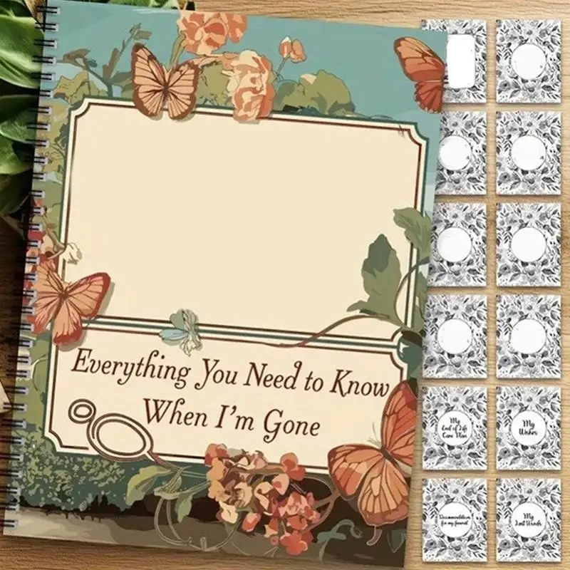 End Of Life Planner Organizer After Death Planning Notebook With Binding Design Brings Together Key Data And Documents Funeral