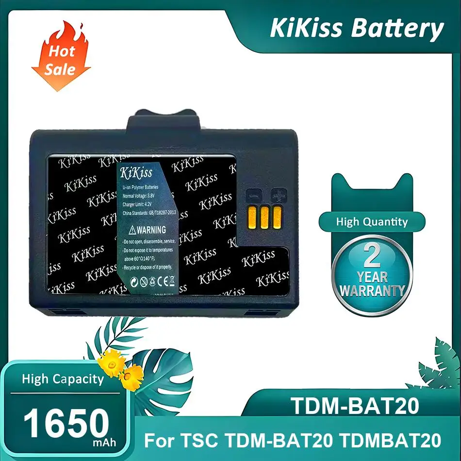 

High-Durability Battery For TSC TDM-BAT20 TDMBAT20,TDM-BAT20,1650mAh