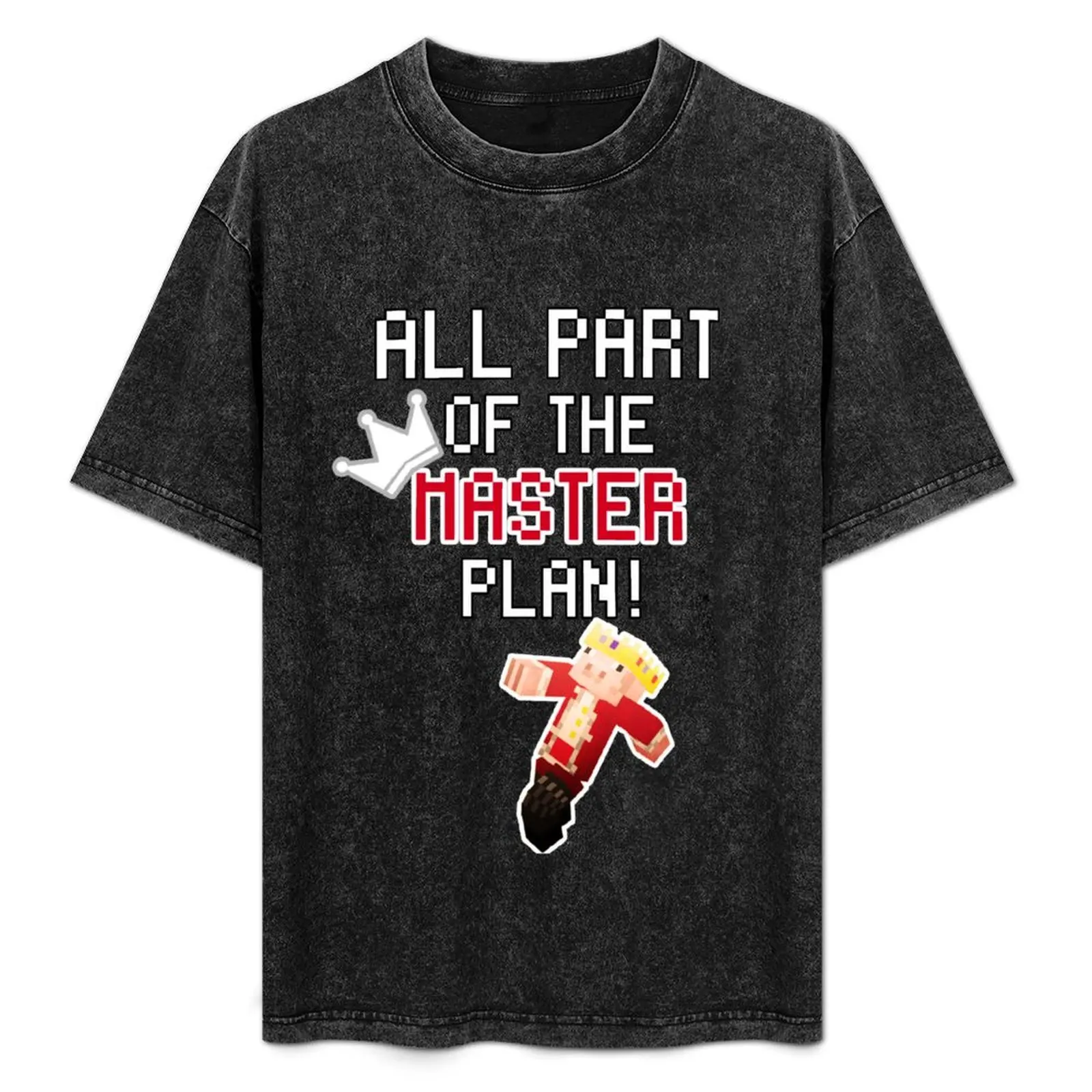 

Technoblade ALL PART OF THE MASTER PLAN! T-Shirt Casual Fashion Print Tee Top