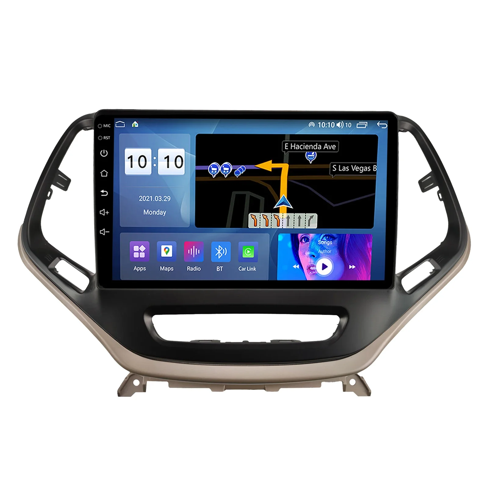 

Ezonetronics Android 10.1 Radio For Car 10 inch touch screen for Jeep Cherokee 2015-2019 car