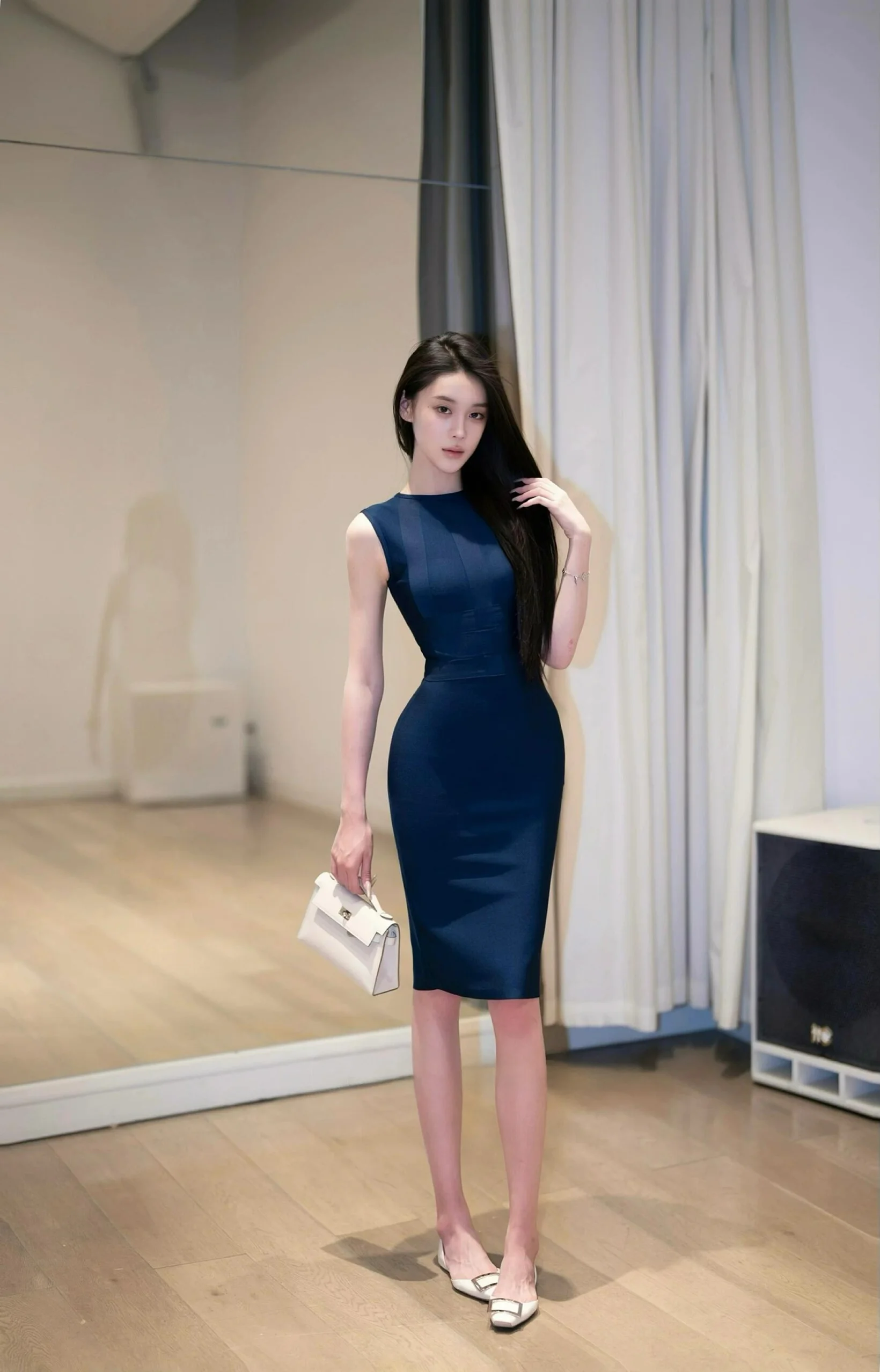 E Vestido Cruzado de Cintura Alta, Vestido Sexy Ajustado para Fiesta, Vestido de Verano sin Mangas, Adecuado para el T...