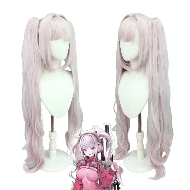 Alice Perücke Spiel GÖTTIN DES SIEGES: NIKKE Cosplay Alice Frauen süße rosa Perücke Weihnachten Alice Cosplay Perücken