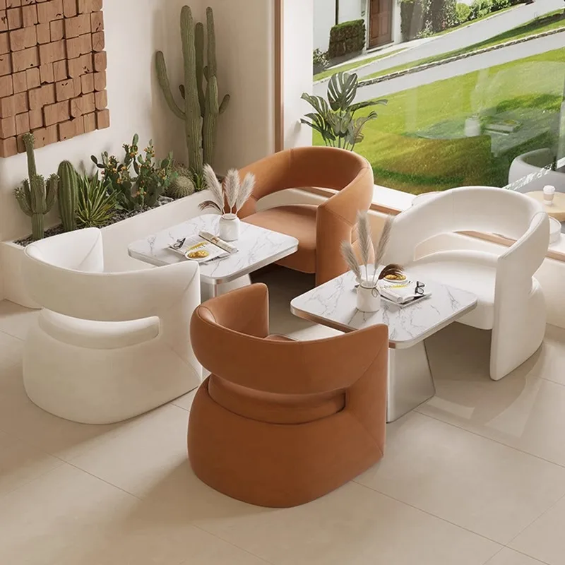 Negotiate sofa hotel lobby lounge area sofa beauty salon meeting guests reception coffee table combination