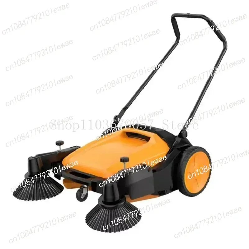 brand-new Twin Walk-Behind Outdoor Hand Push Floor Sweeper