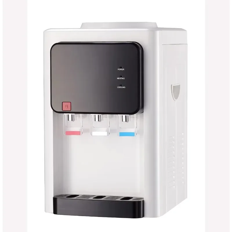 

Desktop Electric Cooling Water Cooler with Three Taps for Home Office Use Energy Saving Eco-Friendly