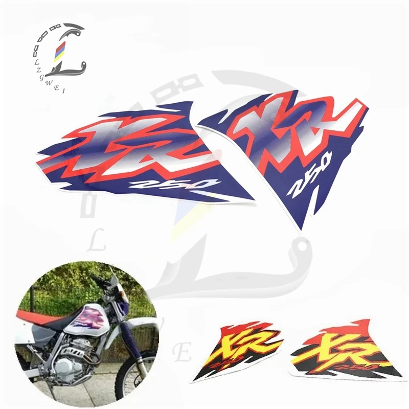 XR motocykl wodoodporne naklejki zbiornik paliwa naklejki naklejki Protector naklejka akcesoria dla Honda XR250 XR400 XR600 XR 250 400