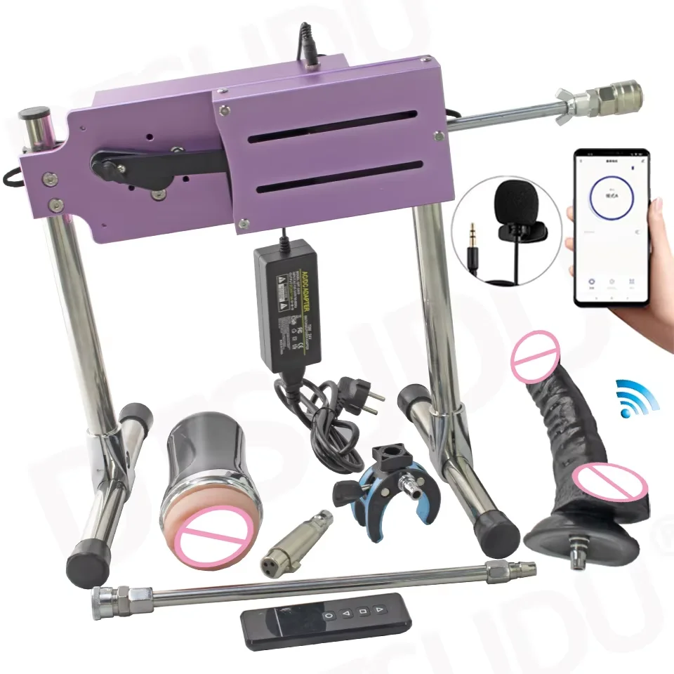 

80W Multifunction Control Sex Machines for Adults Automatic Wireless Machine Gun Accessories Sex Toys for Women Sex machine