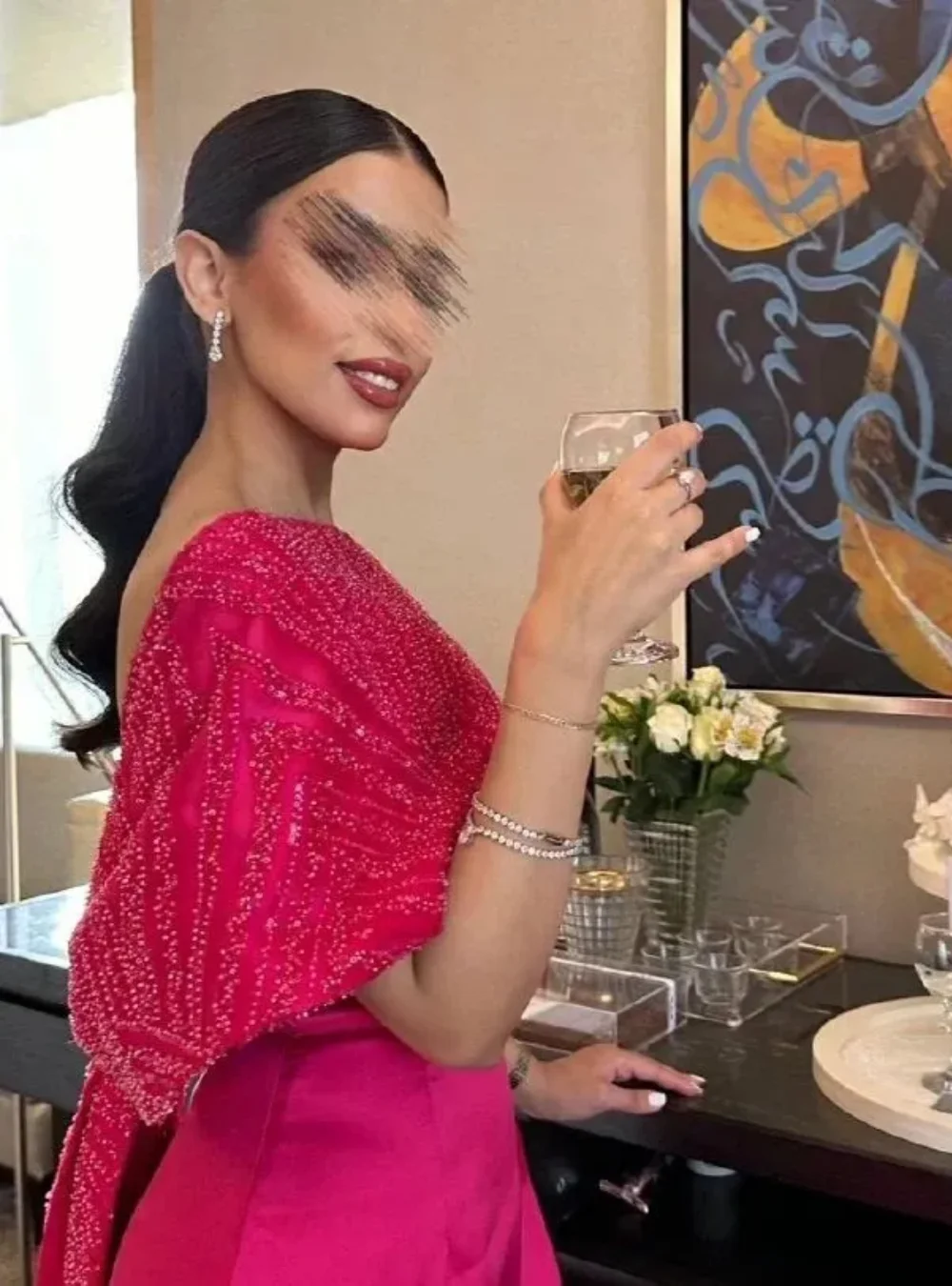 Customized Exquisite Off-the-shoulder Sheath Evening Dresses Stole ertically open back Lace s Anke length Prom vestidos فساتين