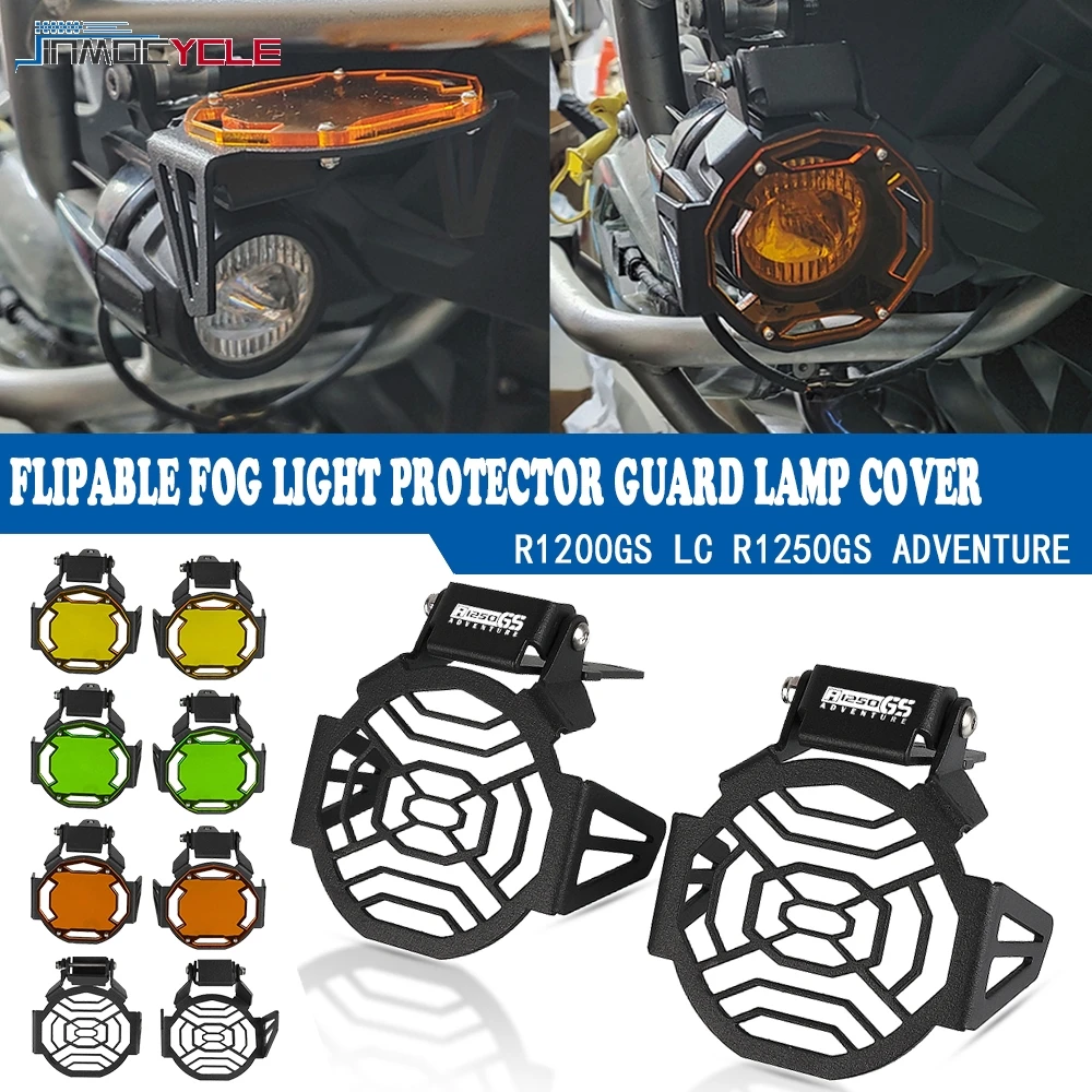 

Motorcycle For BMW R1250GS Adventure 2019 2022 2021 2020 2023 R 1250 GS Adv Flipable Fog Lamp Light Cover Guard Grille Protector