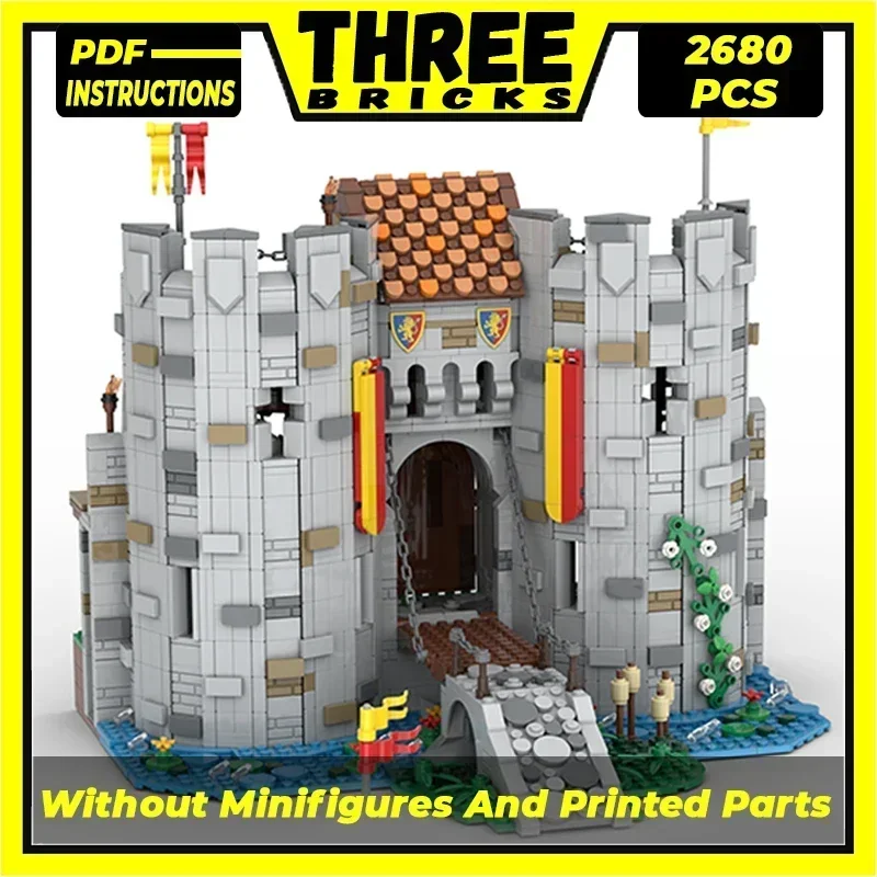 

Moc Building Bricks Model The Gate Of Bricktenstein Castle Technology Modular Blocks Gifts Toys For Children DIY Sets Assembly