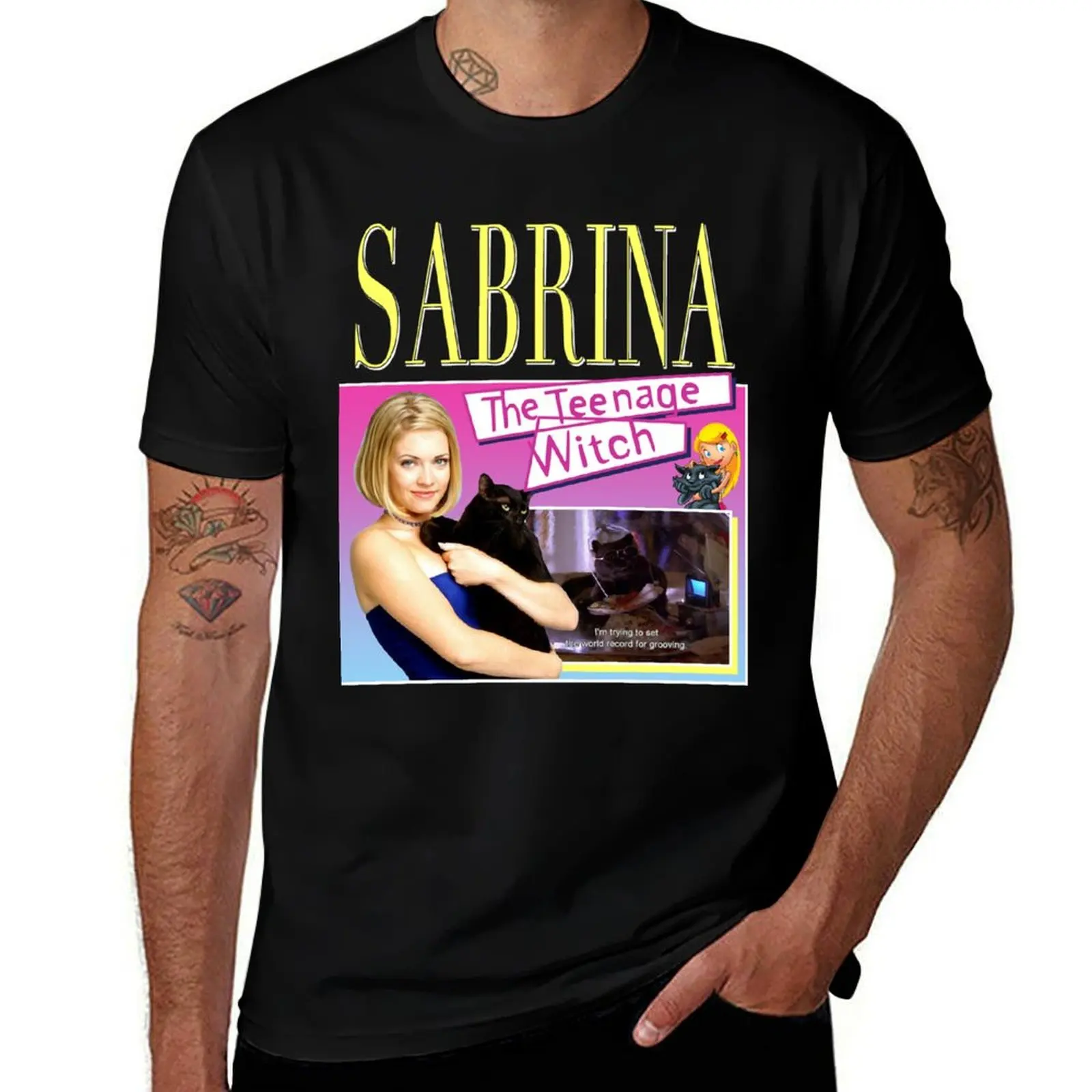 

Sabrina Witch For Fans T-Shirt man t shirt designer t shirts for man cotton