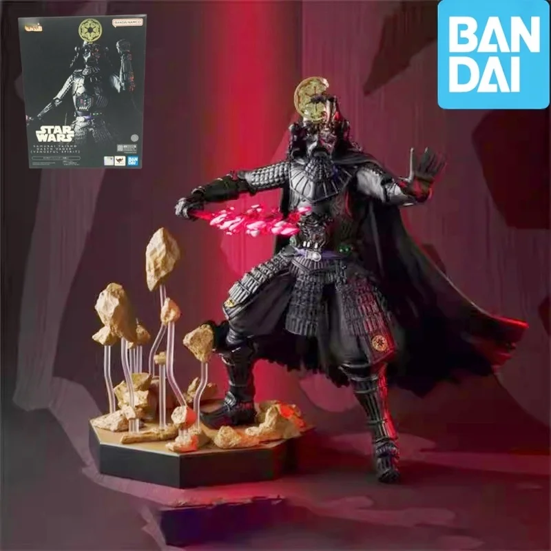 Original Bandai Spirits Meisho Movie Realization Sic Star Wars Samurai Taisho Darth Vader Vengeful Spirit Action Figure Model