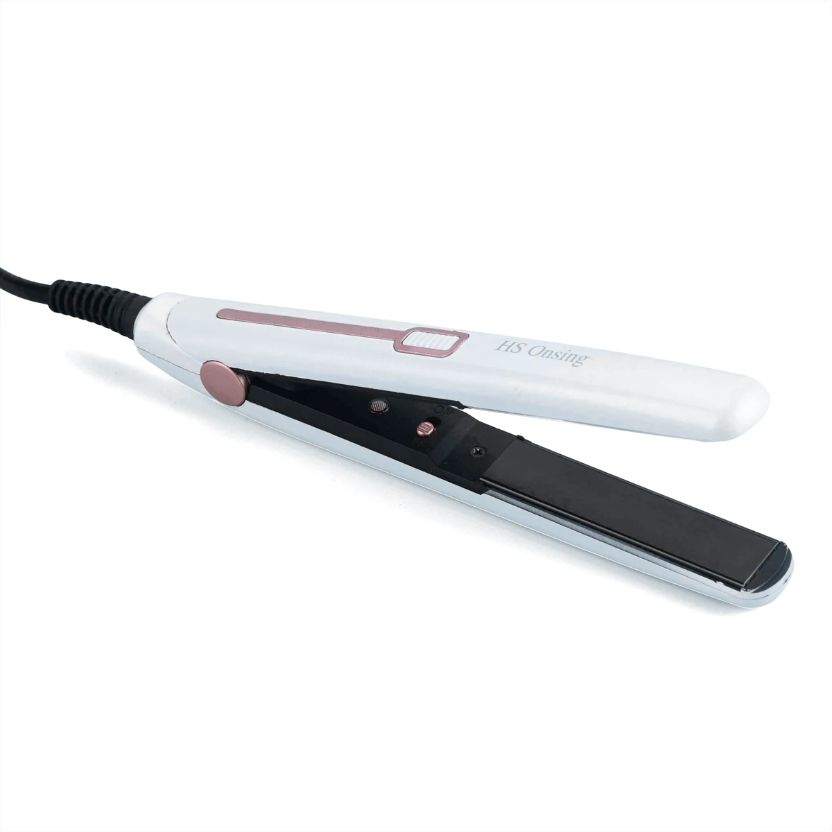 Hsオンラインポータブルヘアストレートナー、ヘアカーラー、プロのスタイリングツール、ミニストレートアイアン、定数温度
