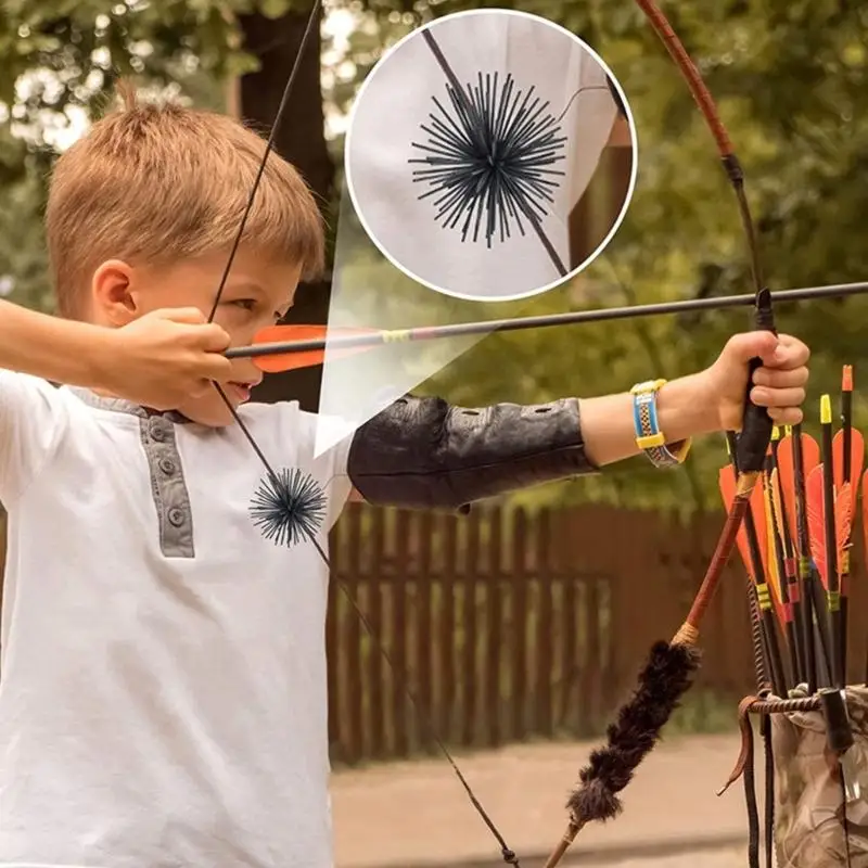 U2JB 4PCS High Efficiency Vibration Absorber Rubber Texture for Compound Bows Reduces Sound Improves Shot Consistency