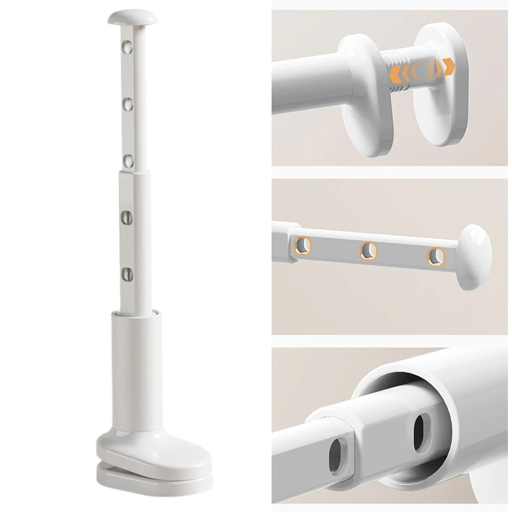 المنزل صندوق تخزين ملابس ثقب حجم 8*10 مللي متر تمديد الملابس السكك الحديدية لكمة خالية رف الملابس قابل للتعديل الملابس الرف #6