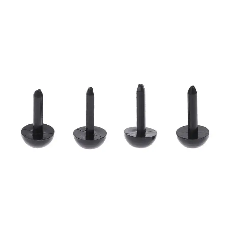 100Pcs 3mm/4mm/5mm/6mm DIY for Doll Puppet Plastic Black Pin Safety Eyes For Han