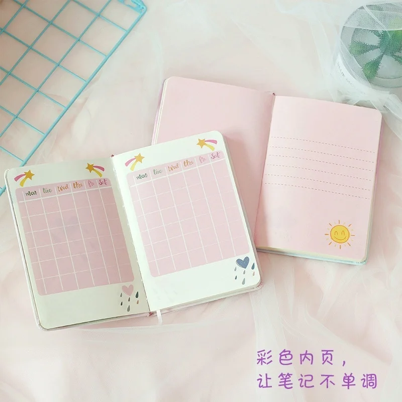 Libreta con forma de nube para chica, libreta creativa, manual