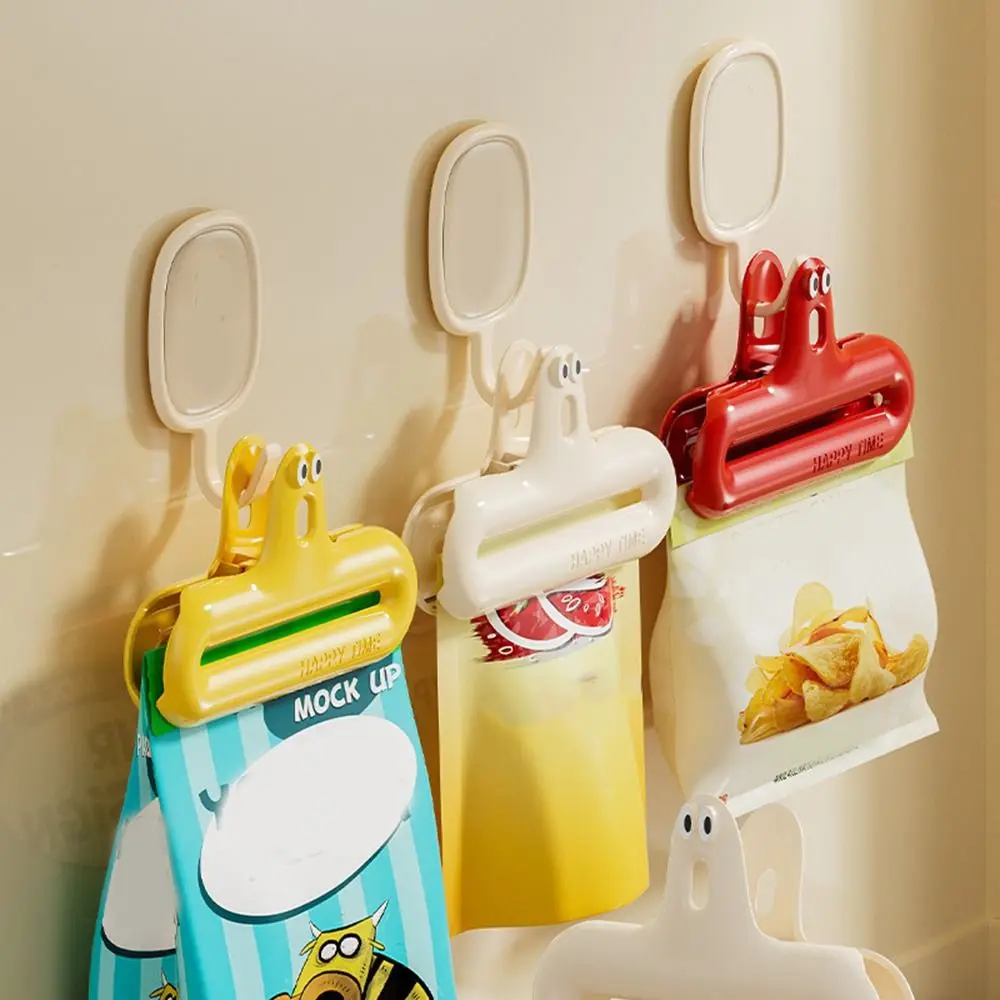 

5 шт., уплотнительный зажим Kawaii из АБС-пластика, влагостойкий декоративный зажим для хранения мешков для пищевых продуктов, зажим для мешка для сухого молока, зажим для сумки для закусок