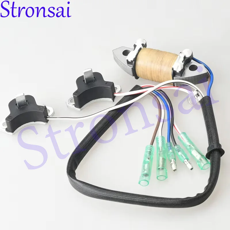 

Зарядная катушка 69P-85541-09 Катушка пульсатора 61N-85543-09 61N-85543-19 для лодочного двигателя Yamaha C 25HP 30HP 2-тактный подвесной двигатель