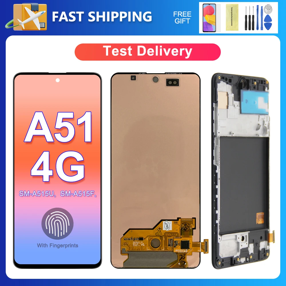 A51 For Samsung 6.5\'\'For  A515 A515F A515U A515W A515X LCD Display Touch Screen Digitizer Assembly Replacement