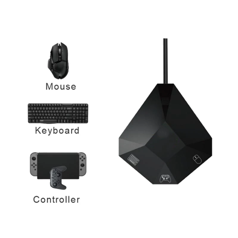 Wired Switch Keyboard And Mouse Converter,Suit For Switch Platform / PS4 / PS3 /  ONE / 360 Console Series Converter