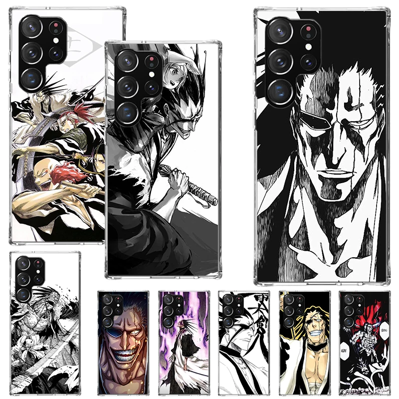 Чехол для телефона отбеливатель Zaraki Kenpachi для Samsung Galaxy S24 S23 S22 S21 Ultra S20 FE S10 Plus S10E S9 S8 + мягкий чехол