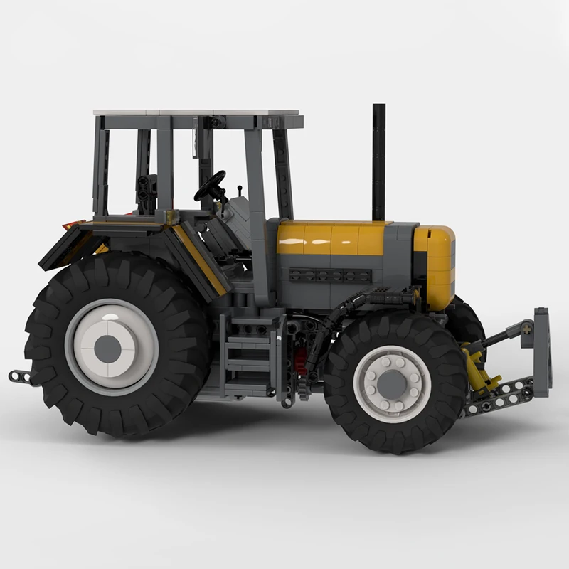 Coche de ingeniería agrícola Renault serie TX, Tractor con Motor de potencia, tecnología MOC, bloques de construcción, camiones, juguetes, modelo, regalo de Navidad para niños