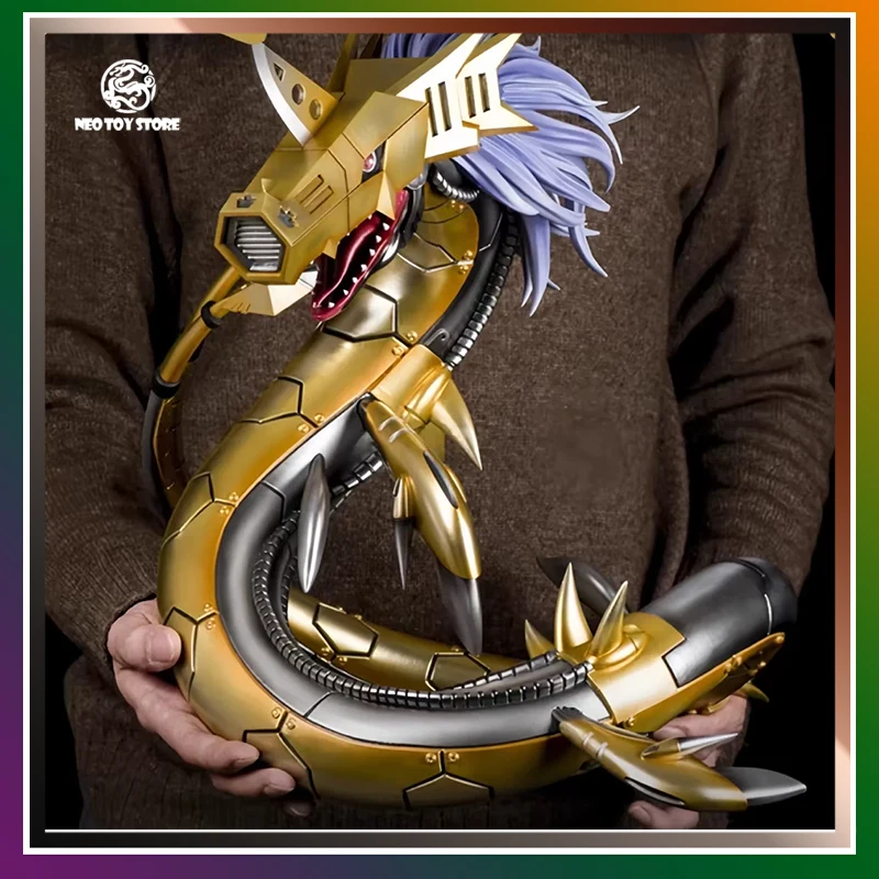 Digimon Adventure Anime Figure 3Xcm Metal Seadramon GK Room Decoration Children Toy Action Figurine  Dark Masters Birthday Gift