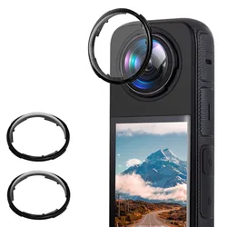 Pc Lens Guard Cap For Insta360 X4 Anti-Scratch Tempered Glass Lens Cover Rotating Optical Protector For Insta 360 X4 Accessories