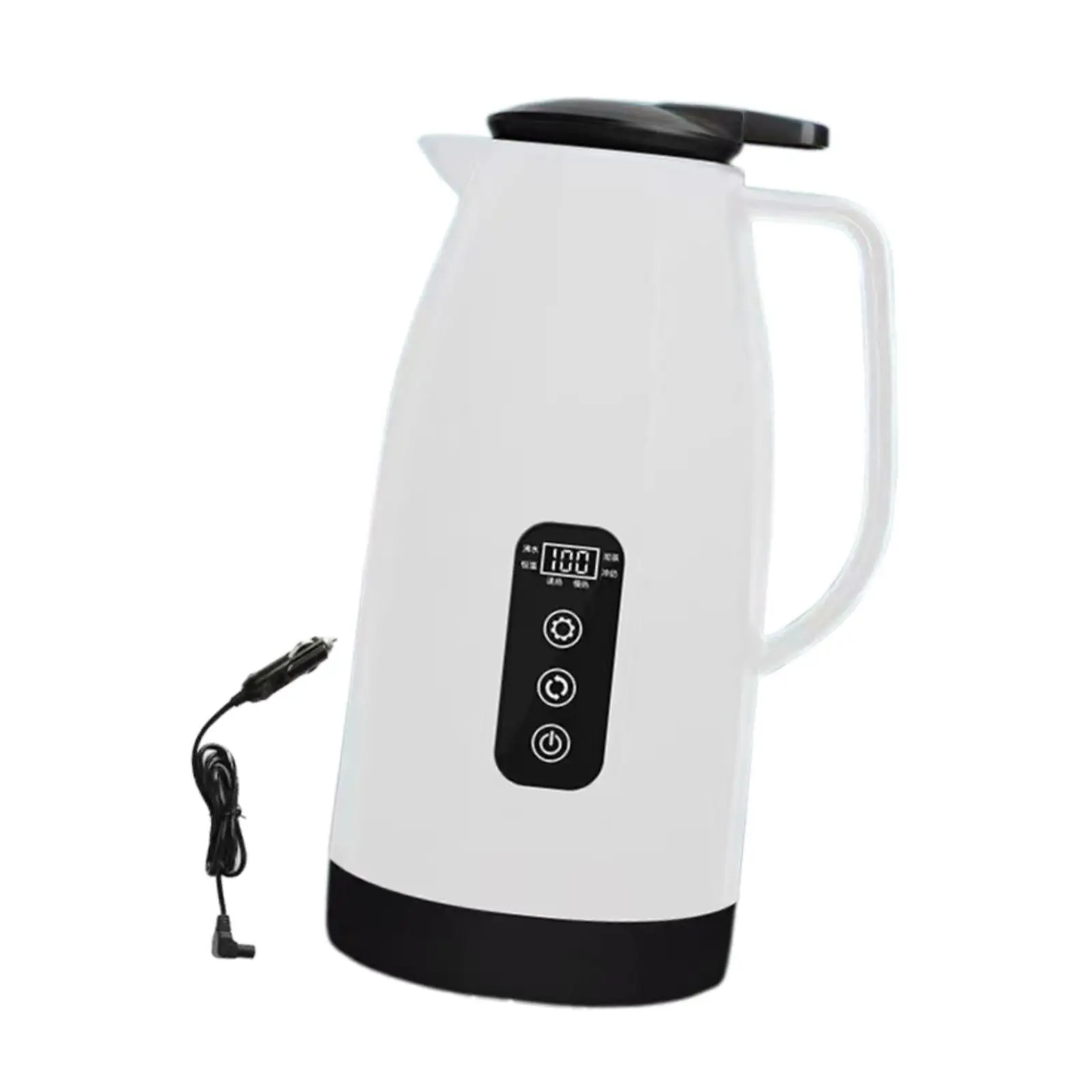 Chaleira para carro de viagem 12V 24V Isqueiro Aquecimento Chaleira Caldeira de água