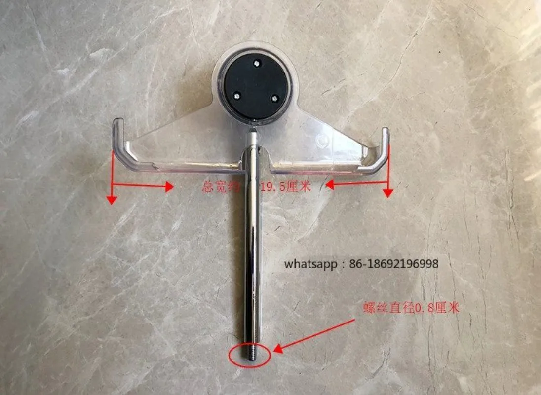 

Massage Chair Accessories, Large Screen Manual Control Bracket, Iron Screw Head, Transparent Plastic Frame.