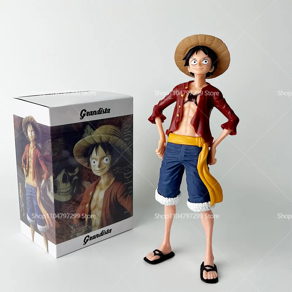 ฟิกเกอร์อนิเมะวันพีซ มังกี้ ดี ลูฟี่ ขนาด 28 ซม. ของเล่นฟิกเกอร์ลูฟี่ยิ้มมั่นใจ สามรูปแบบเปลี่ยนหน้าได้ โมเดลฟิกเกอร์แอคชั่นพีวีซี