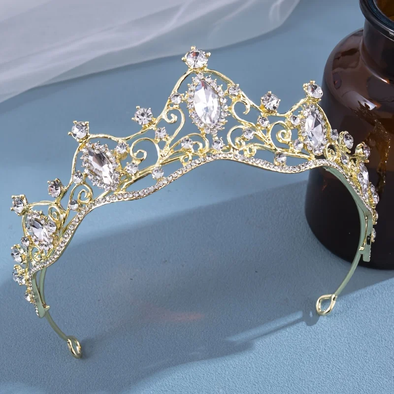 

Тиары и короны в стиле барокко с кристаллами для женщин