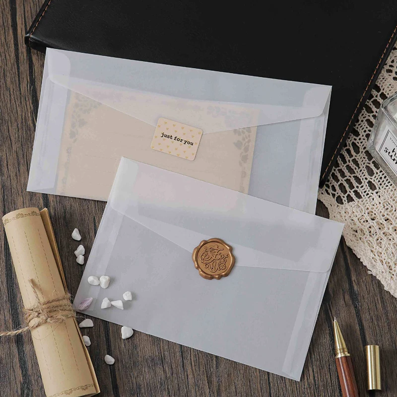 10pcs Simple Solid Envelopes Multifunction Cash Envelope Wedding Party Invitation Cards Cover Letter Paper Bag Korean Stationery