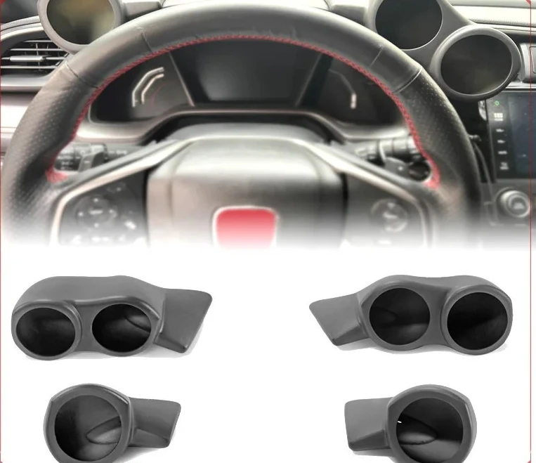 Compatible with Honda Civic FK8 Type R Modification Parts Center Console Dashboard Mounting Speedometer Cover Instrument Ho