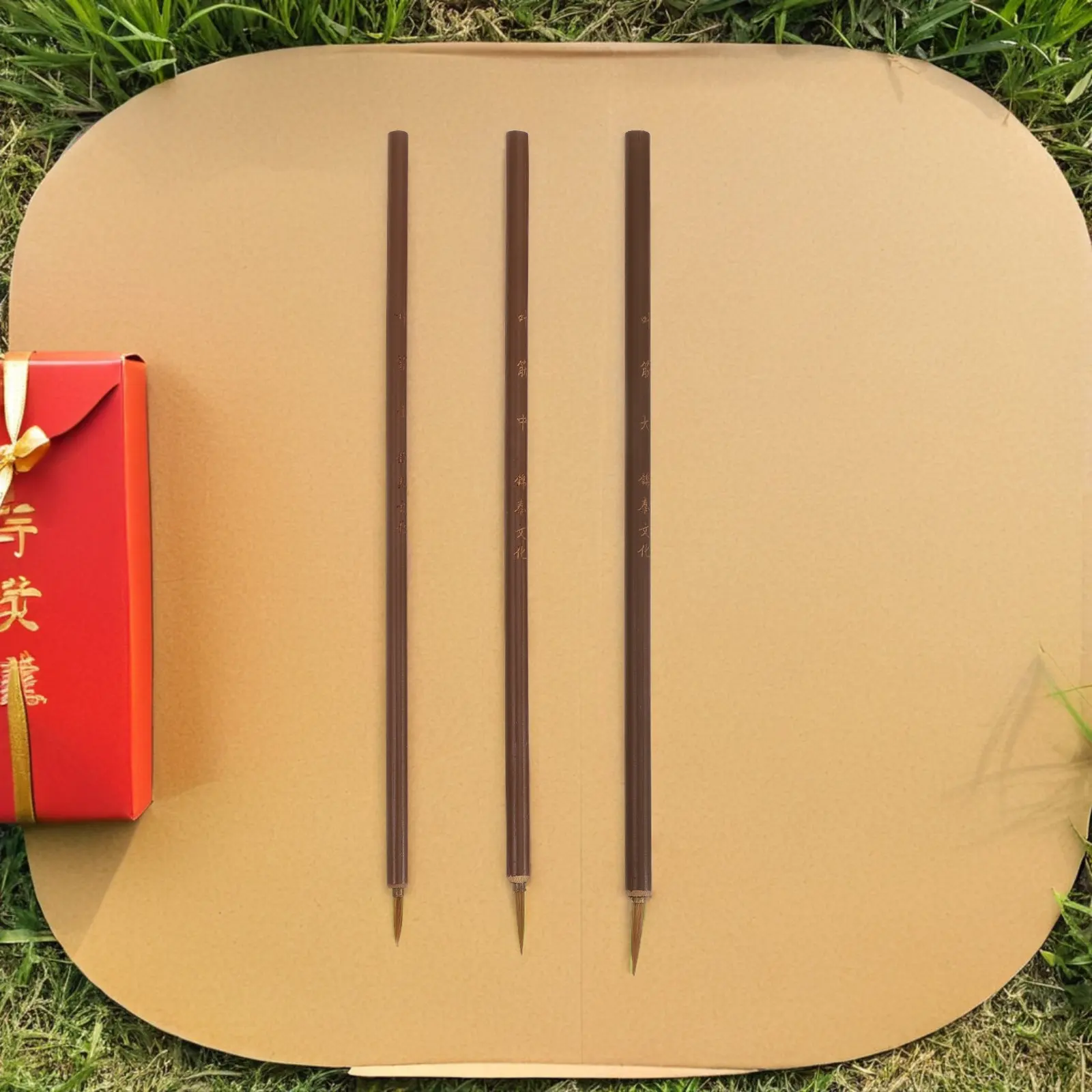 

1Set Versatile Chinese Calligraphy Brush Watercolor Painting Pen Sumi Ink Brush Ergonomic Design for Artists Beginners Students