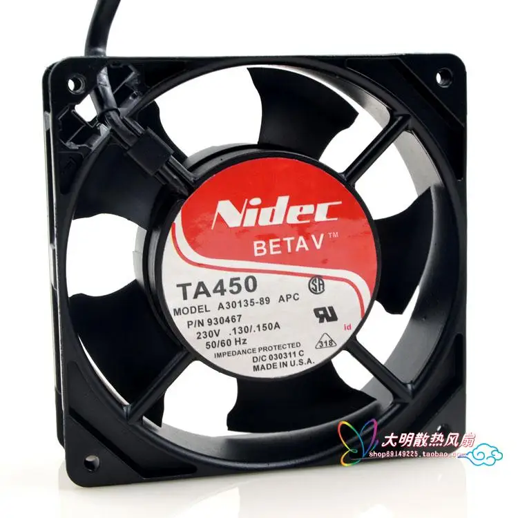 

NEW ORIGINAL TA450 A30135-89 230V 12038 120x120x38mm COOLING FAN RADIATOR