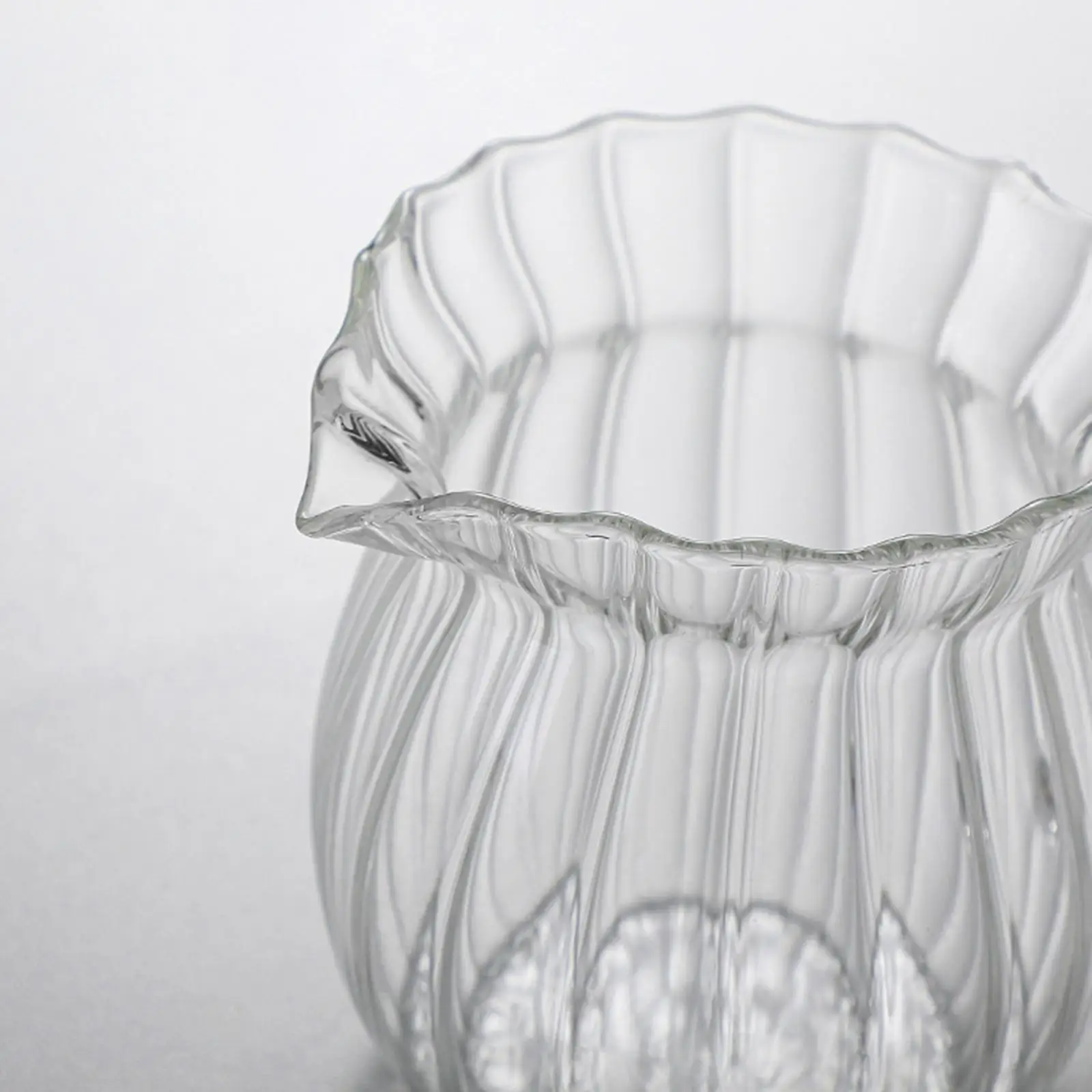 إبريق شاي حليب القهوة الزجاجية الشفافة للمطبخ والقهوة المنزلية