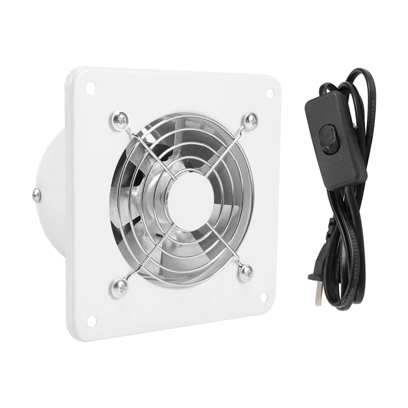 

4 Inch Inline Duct Fan Air Ventilator Metal Pipe Ventilation Exhaust Fan Extractor Bathroom Fan Duct Fan Accessories