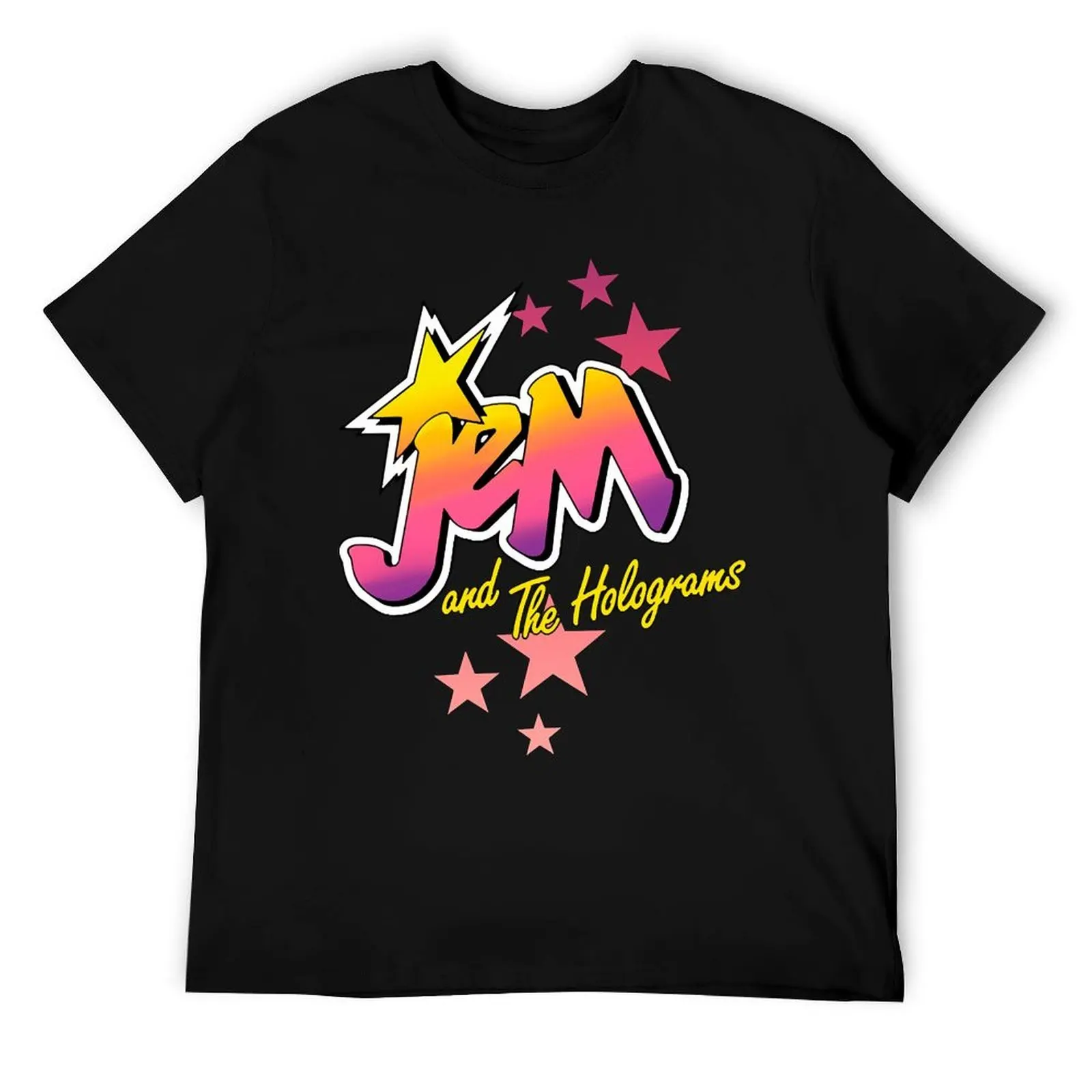 

Jem and The holograms logo T-Shirt t shirts with prints cotton t shirt pack T-Shirt